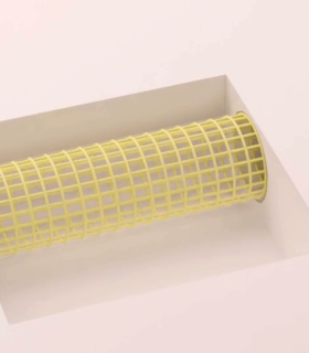 Reinforcement of technical wells, heat pipes,drainage channels