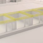 Arrangement of monolithic reinforcing belts