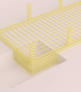 Reinforcement of industrial floors and foundations