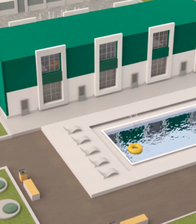Construction of bowlsswimming pools and artificial onesreservoir
