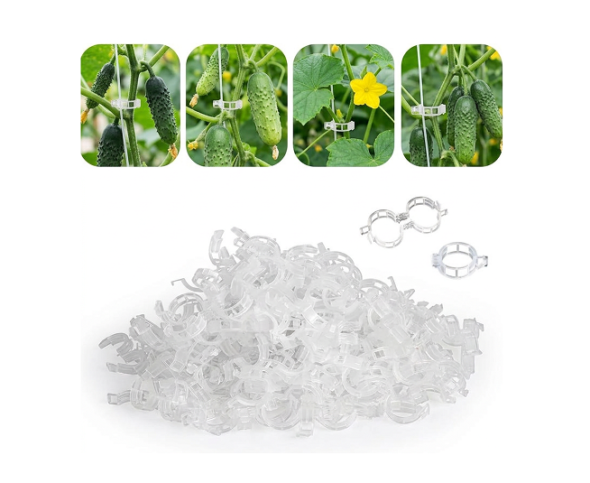 Transparent plant holder clip (pack 20 pcs.)  d- pack. 20 pcs.