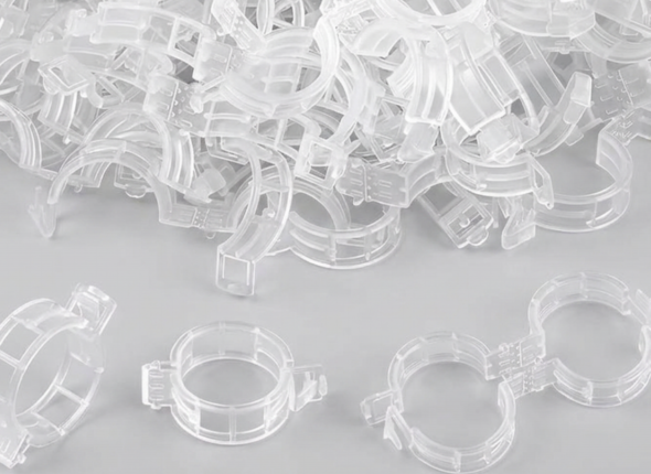 Transparent plant holder clip (pack 20 pcs.)  d- pack. 20 pcs.